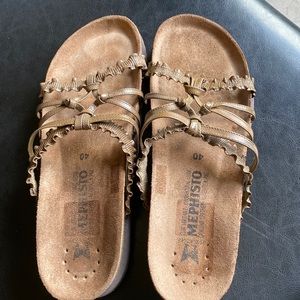 MEPHISTO Amazing Shape Sandals Brown HILLY Size 10/40